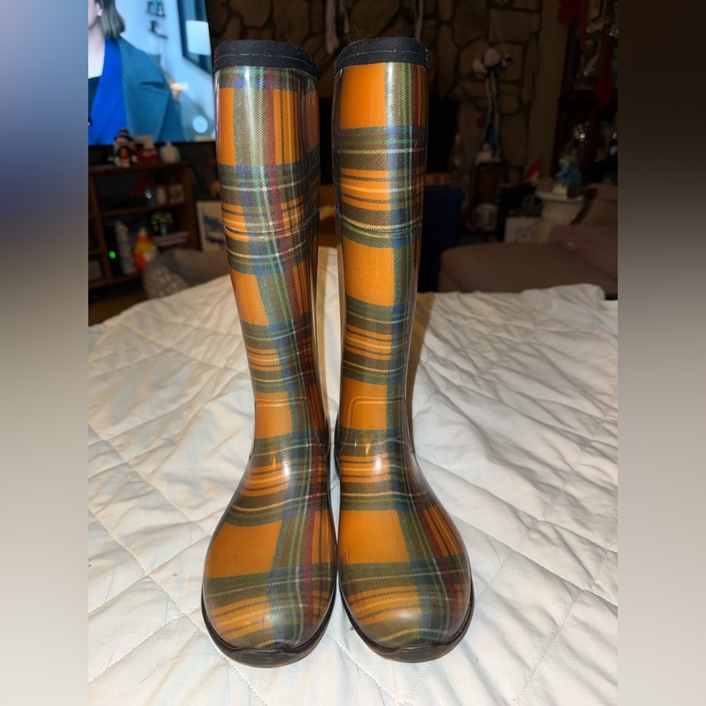 Kamik Edinburgh Plaid Rain Boot